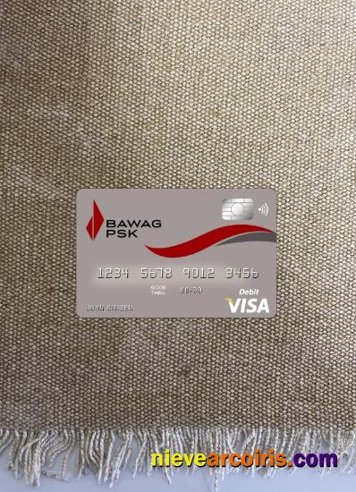Austria Bawag PSK bank visa card photolook